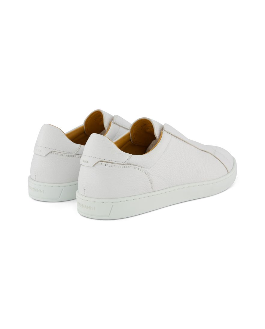 Magnanni instappers wit leer laag