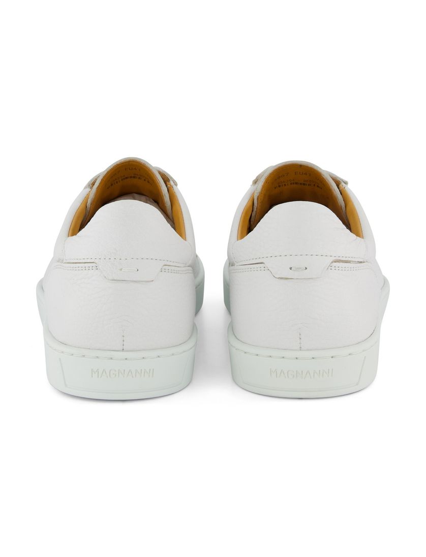 instappers leer wit Magnanni met witte zool