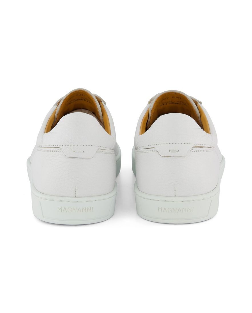 Magnanni instappers wit leer laag