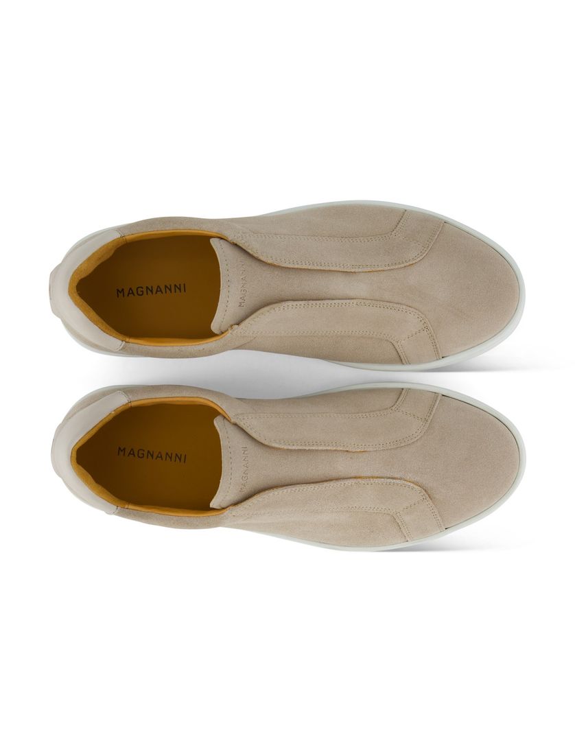 Instappers Magnanni suede beige