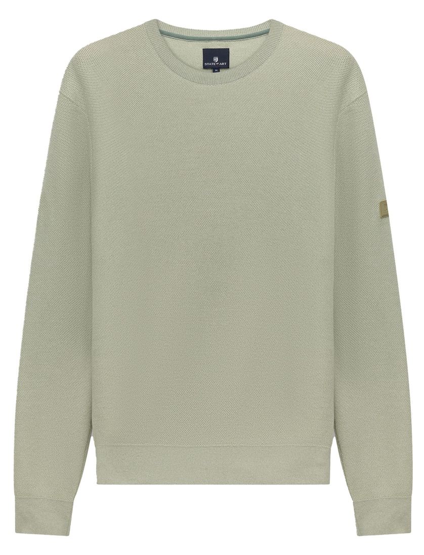 Trui State of Art effen groen