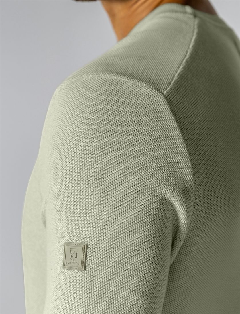 Trui State of Art effen groen