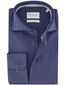 Slim fit Michealis overhemd donkerblauw wide spread boord