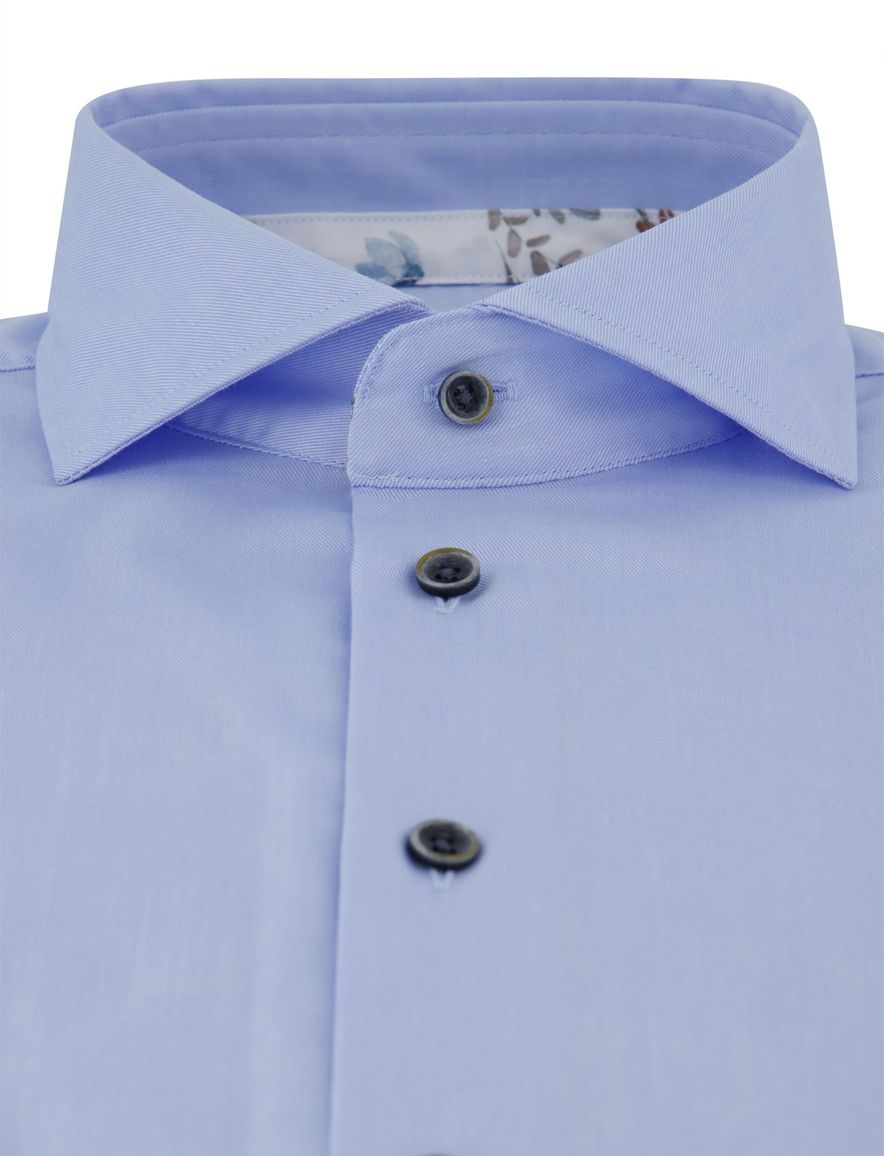 Strijkvrij slim fit overhemd Michealis lichtblauw cutaway boord