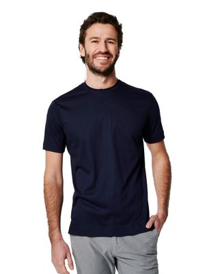 Desoto T-shirt donkerblauw Desoto Slim Fit katoen
