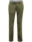 Hiltl flatfront olijfgroen effen slim fit moderne look