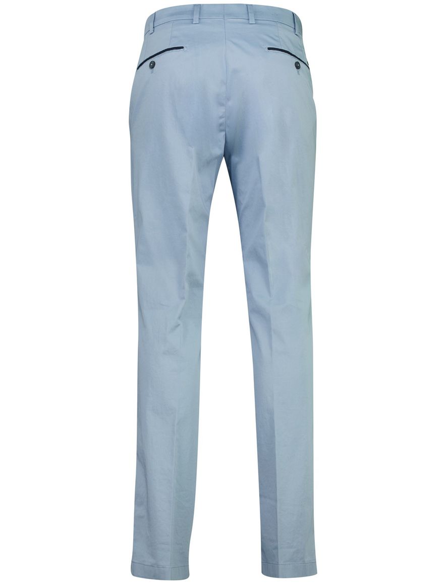 Blauwe pantalon Hiltl flatfront