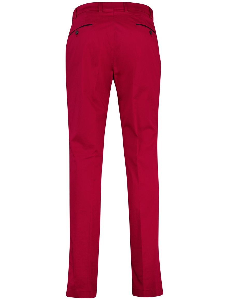 Rode pantalon Hiltl flat front model