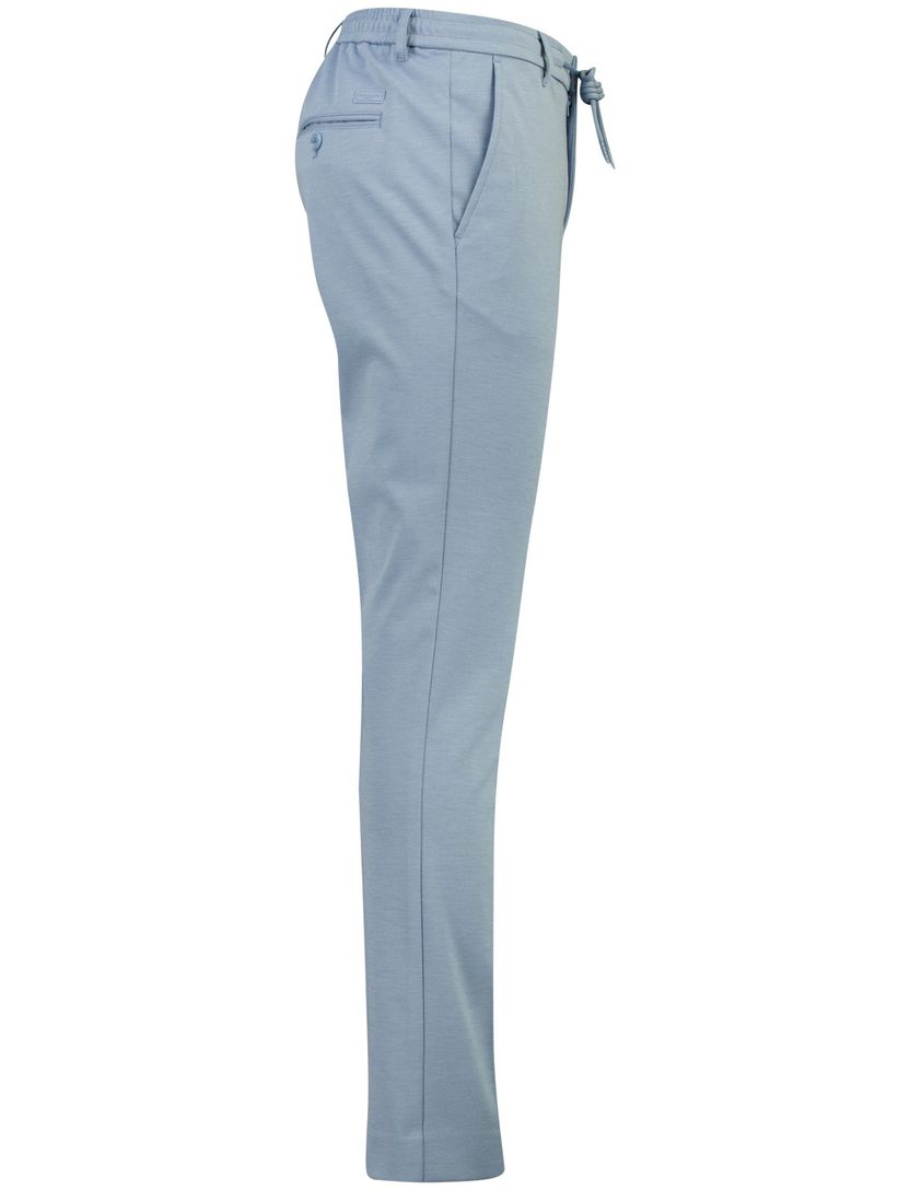 Broek Cavallaro Zaverio elastische band blauw slim fit