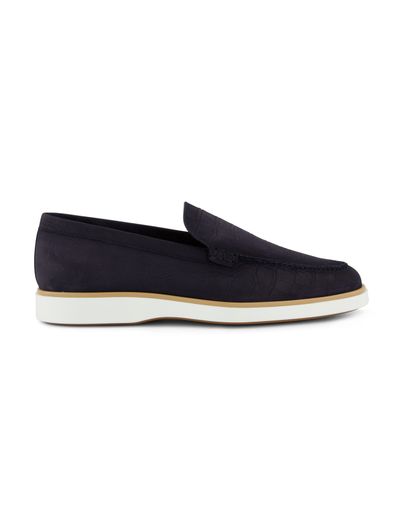Magnanni Loafers Magnnani navy leer structuur