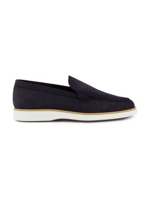 Magnanni Navy loafers magnanni van leer krokodillen structuur