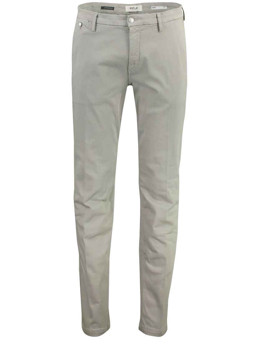 Chino grijs Replay benni regular fit