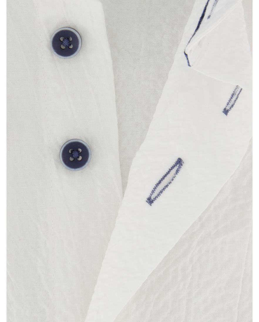 overhemd wit Eden Valley Regular fit button-down korte mouw