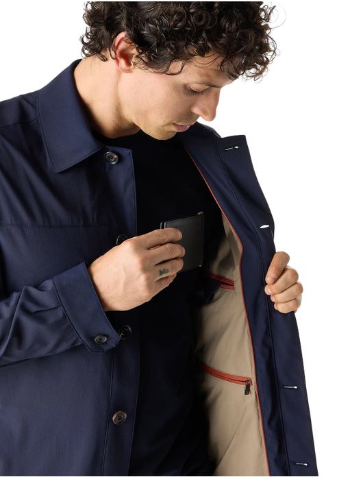 Zomerjas donkerblauw Corneliani knopen