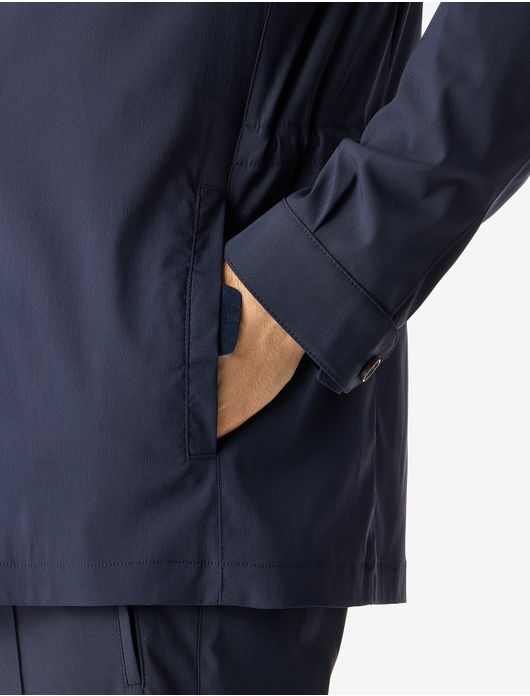 Zomerjas donkerblauw Corneliani knopen