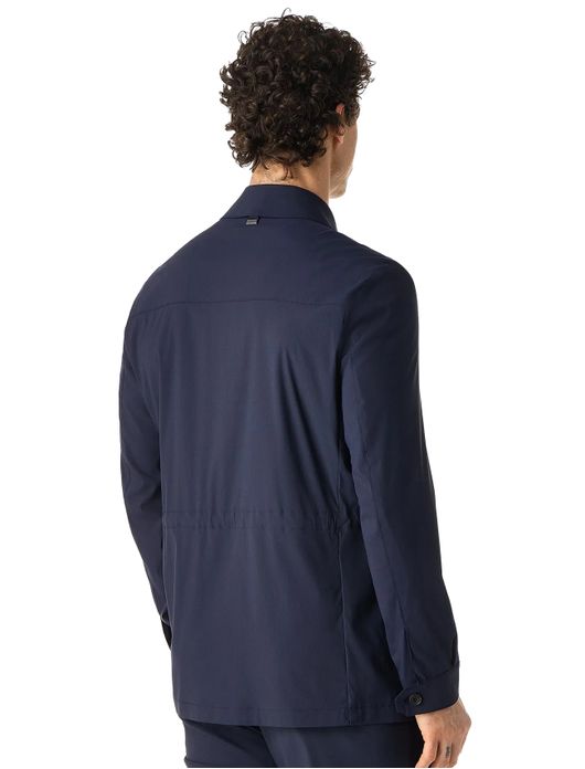 Zomerjas donkerblauw Corneliani knopen