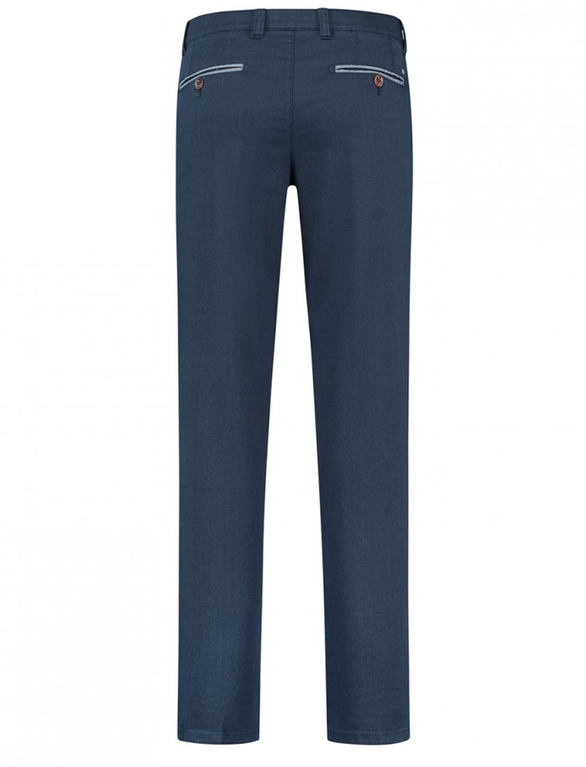 Chino North84 Luxury Comfort blauw regular fit
