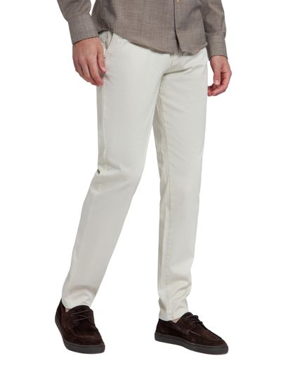 North84 Chino North84 Elegance effen creme