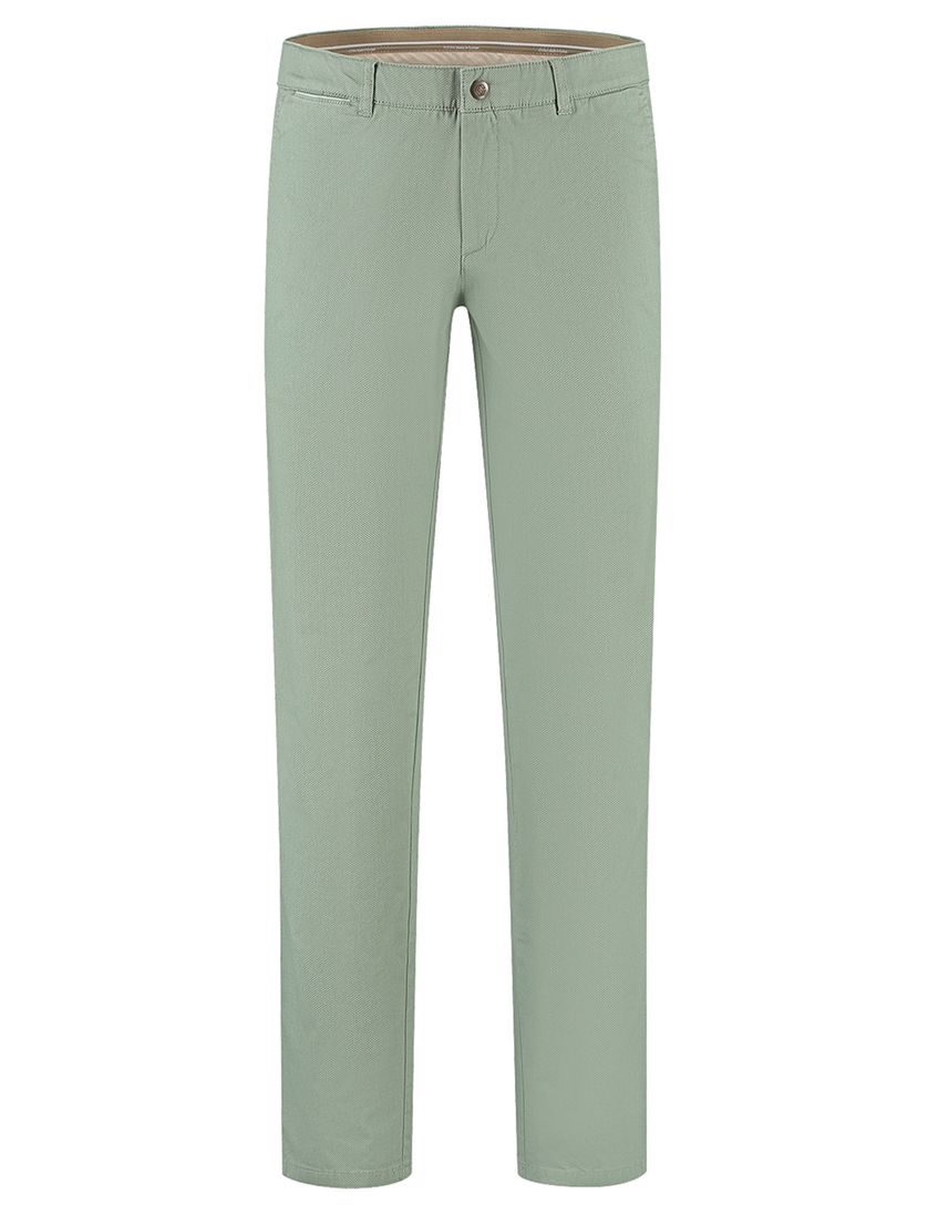 Chino North84 Luxury Comfort gemêleerd groen