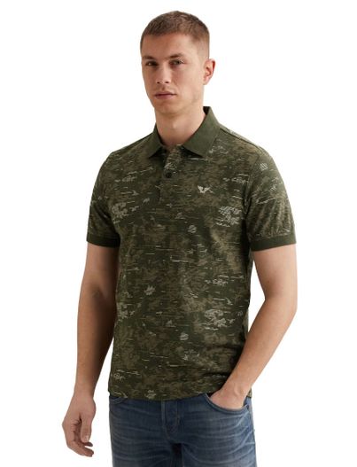 PME Legend PME Legend korte mouw polo groen