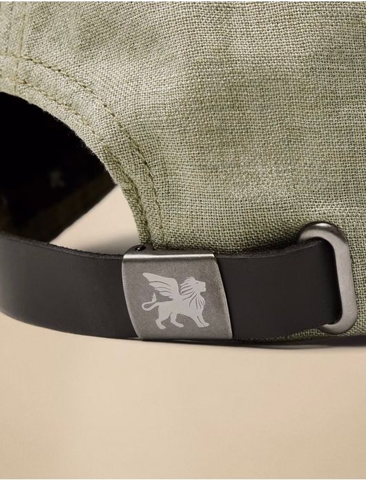 Linnen Vanguard cap groen