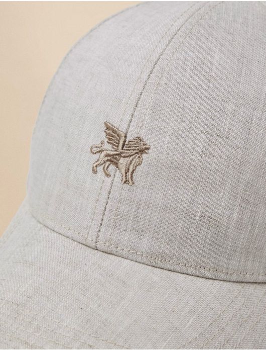 Vanguard cap grijs linnen