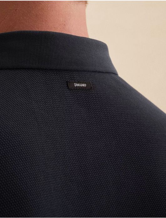 Vanguard polo donkerblauw 3-knoops