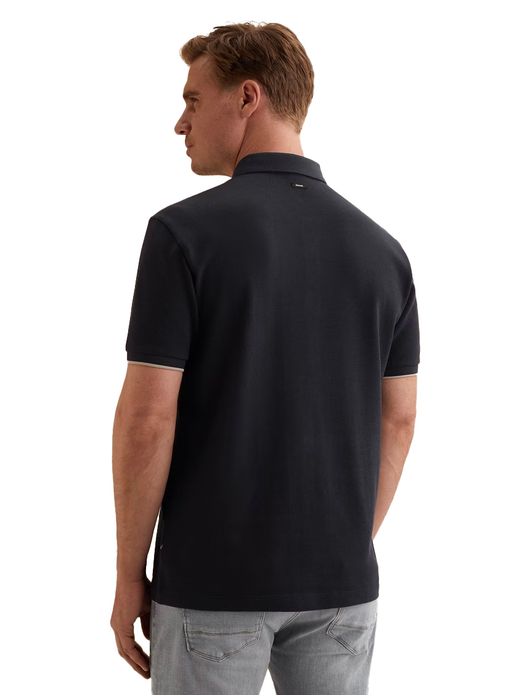 Vanguard polo donkerblauw 3-knoops