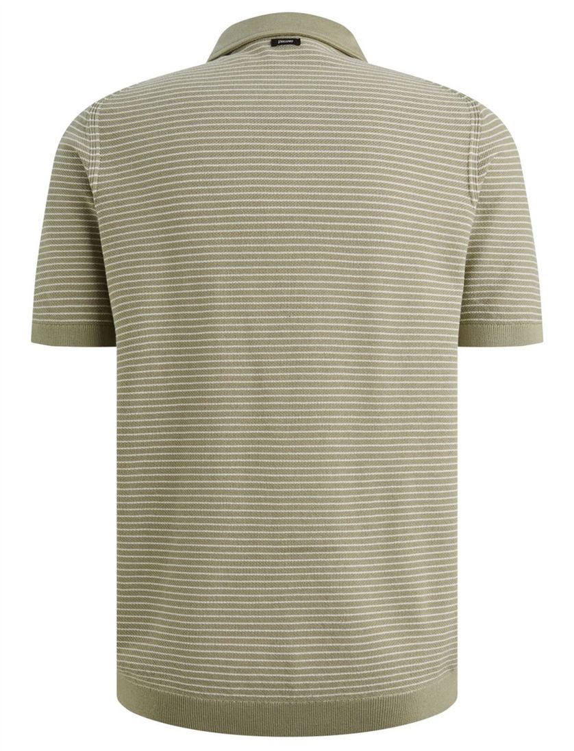 Polo 4-knoops Vanguard korte mouw met boord groen