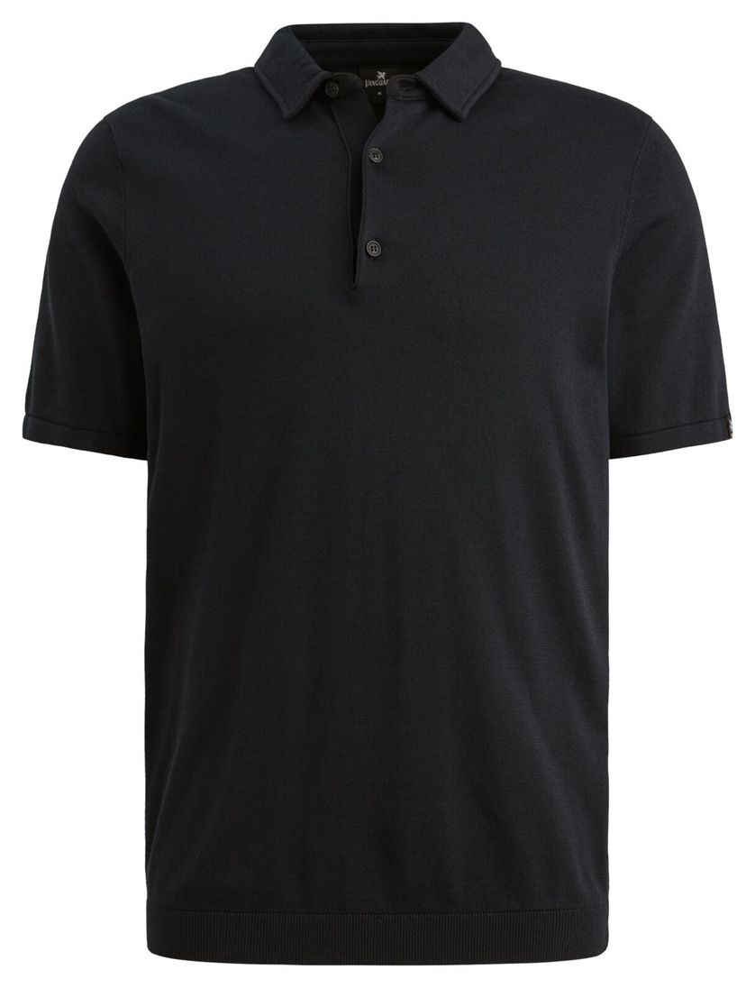Korte mouwen polo Vanguard normale fit zwart modal