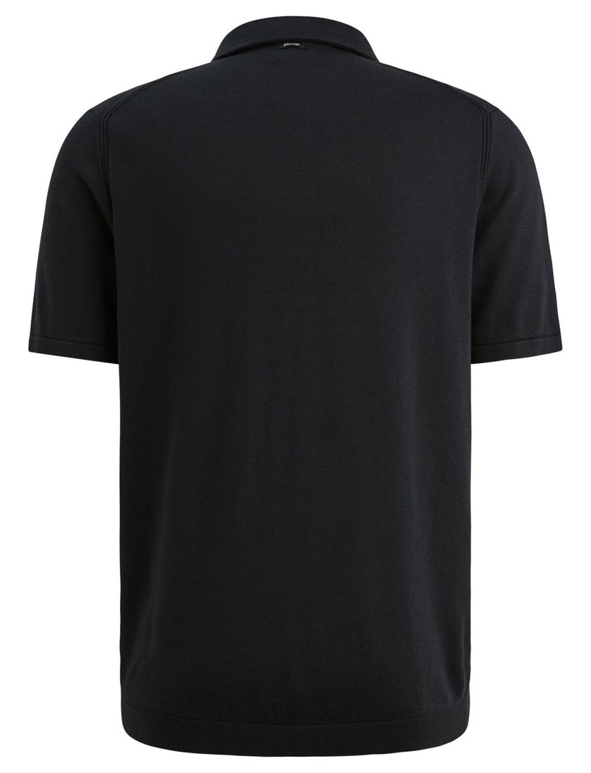 Korte mouwen polo Vanguard normale fit zwart modal