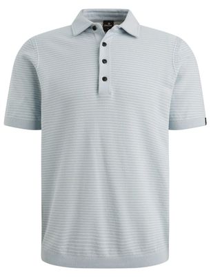 Vanguard Polo 4 knoops Vanguard korte mouw met boord lichtblauw