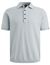 Polo 4 knoops Vanguard korte mouw met boord lichtblauw