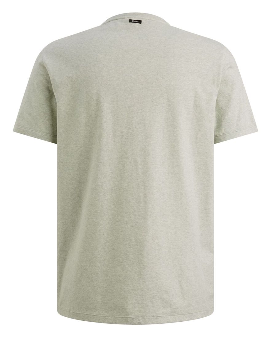 T-shirt groen Vanguard ronde hals effen