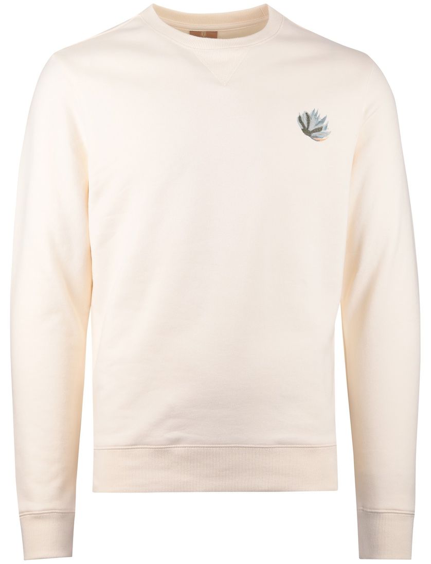 sweater Mos Mosh creme backprint normale fit