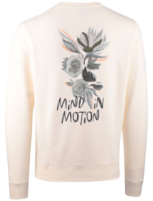 Mos Mosh sweater creme backprint bloemen