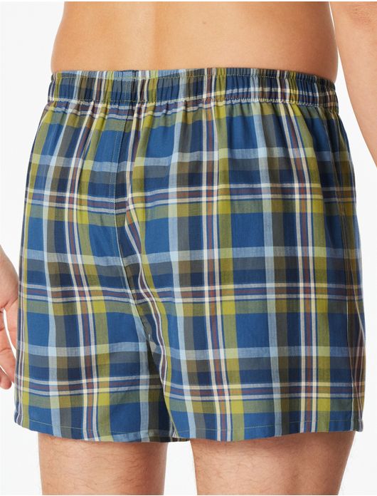 Boxershort 2-pack Schiesser blauw olijgroen