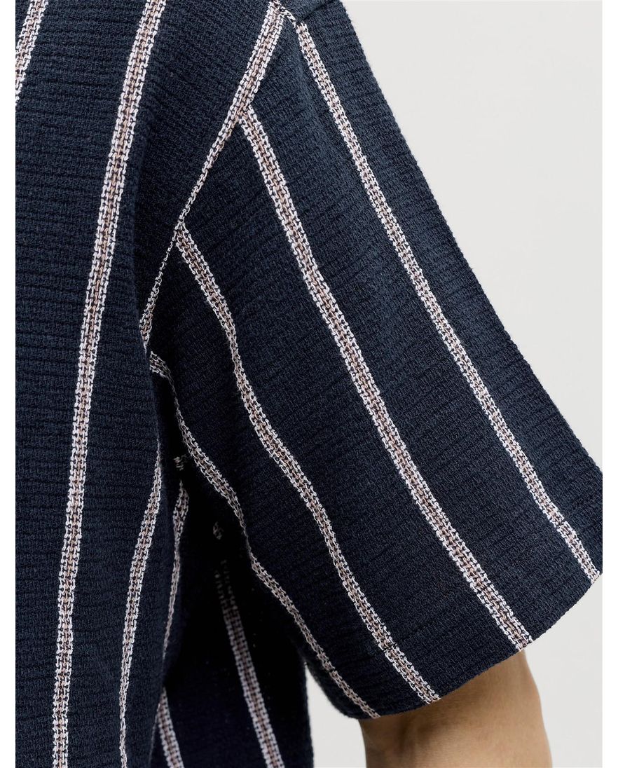 Jack & Jones Plus Size overhemd reverskraag donkerblauw