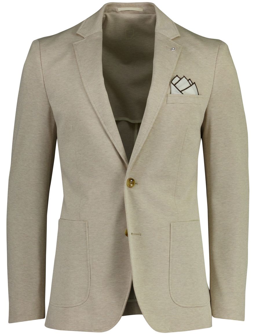 Colbert Born with Appetite beige slim fit polyester