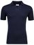 Polo Born with Appetite navy met boord korte mouw