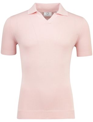 Born With Appetite Roze polo Born with Appetite met boord v-hals