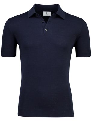 Born With Appetite Navy poloshirt Born with Appetite met boord