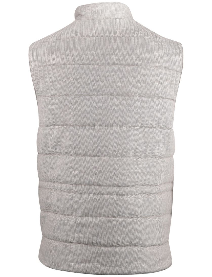 bodywarmer Born with Appetite grijs normale fit