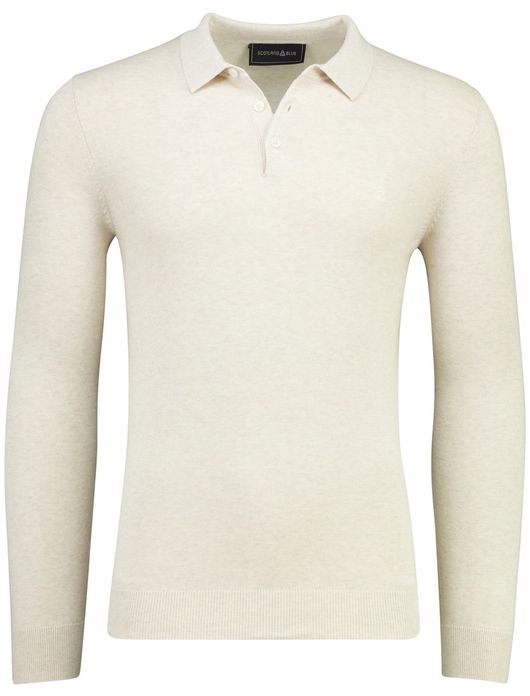 Scotland Blue poloshirt crème normale fit