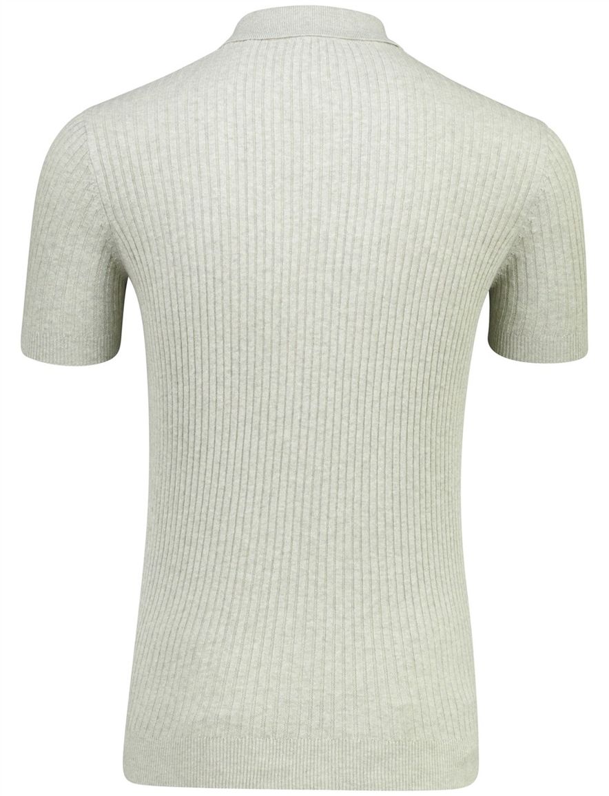 Born with Appetite knitted polo grijs