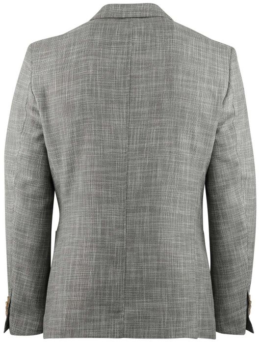 Groene colbert portofino normale fit gemeleerd