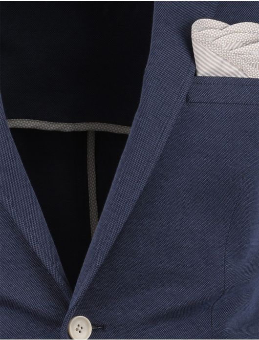 Portofino colbert donkerblauw pochet