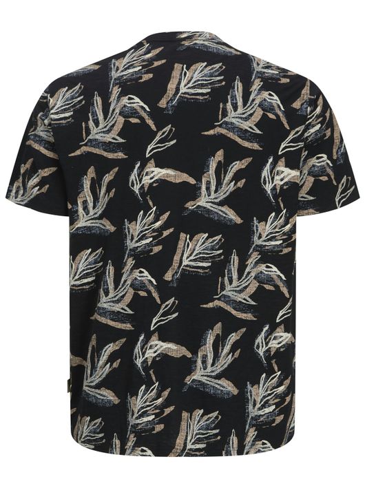 Jack & Jones Plus Size t-shirt zwart geprint