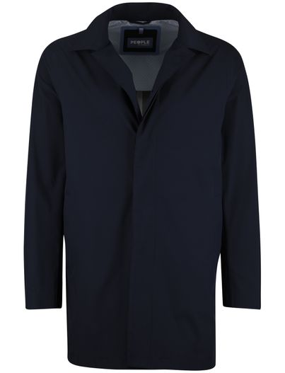 People of Shibuya navy tussenjas People of Shibuya Toshiro met knopen en rits