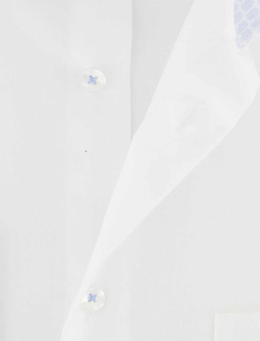 Normale fit Seidensticker overhemd wit strijkvrij